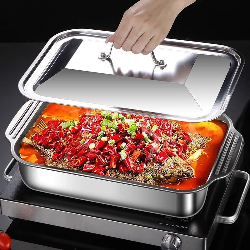 Kitchen Baking Products - Stainless Steel Deep Baking Pan with