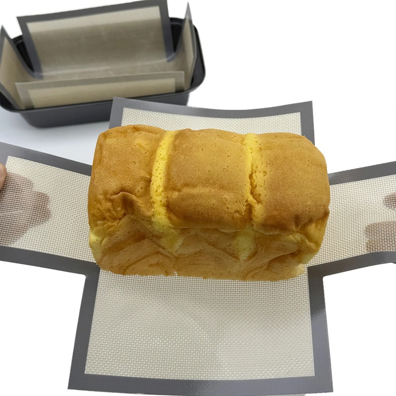 Kitchen Baking Mat - Silicone Bread Loaf Pan Liners, Reusable