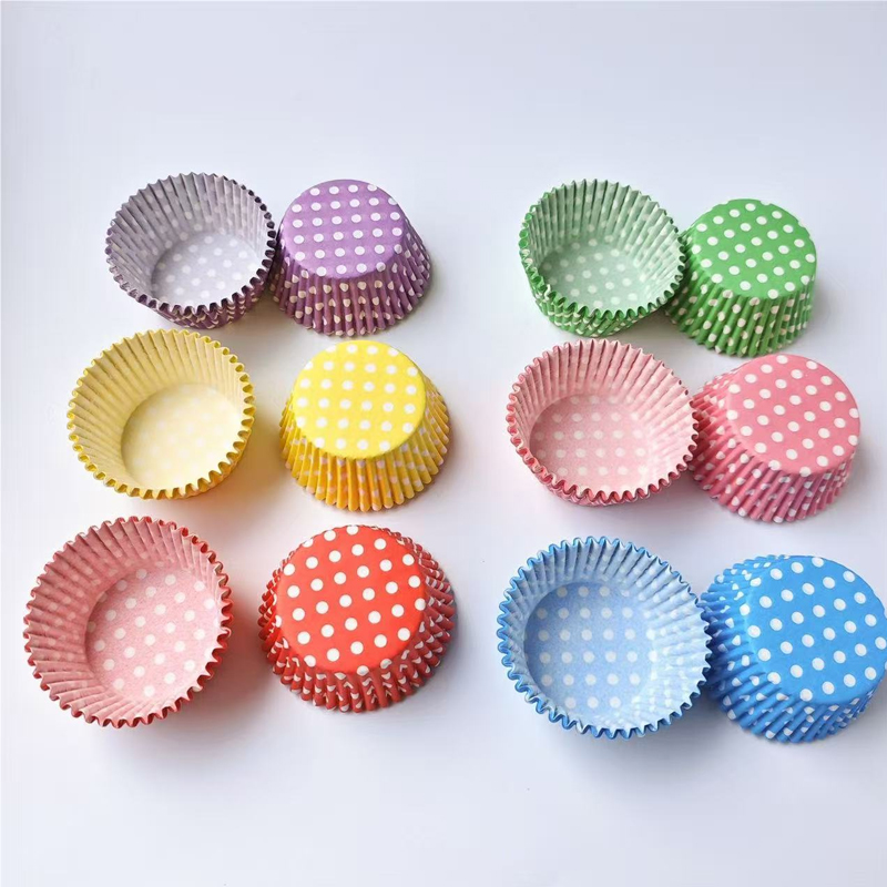 100Pcs Polka Dot Cake Paper Li - огляд і ціна Kitchen Baking Mat