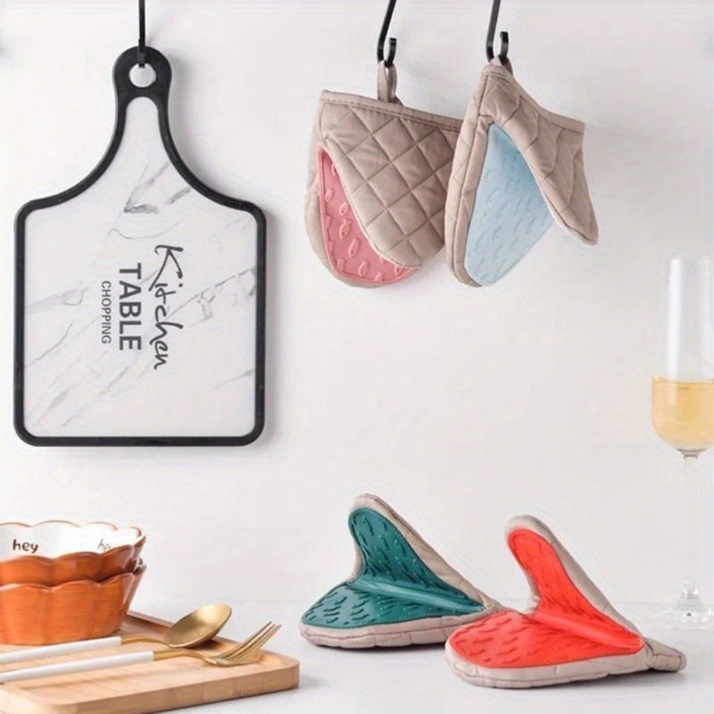 1PC Fish Shaped Silicone Anti  - огляд і ціна Kitchen Baking Gloves