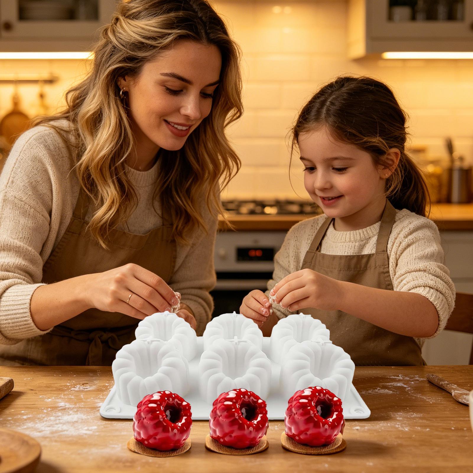 Raspberry Silicone Mold 3D Ras - огляд і ціна Kitchen Baking Mat