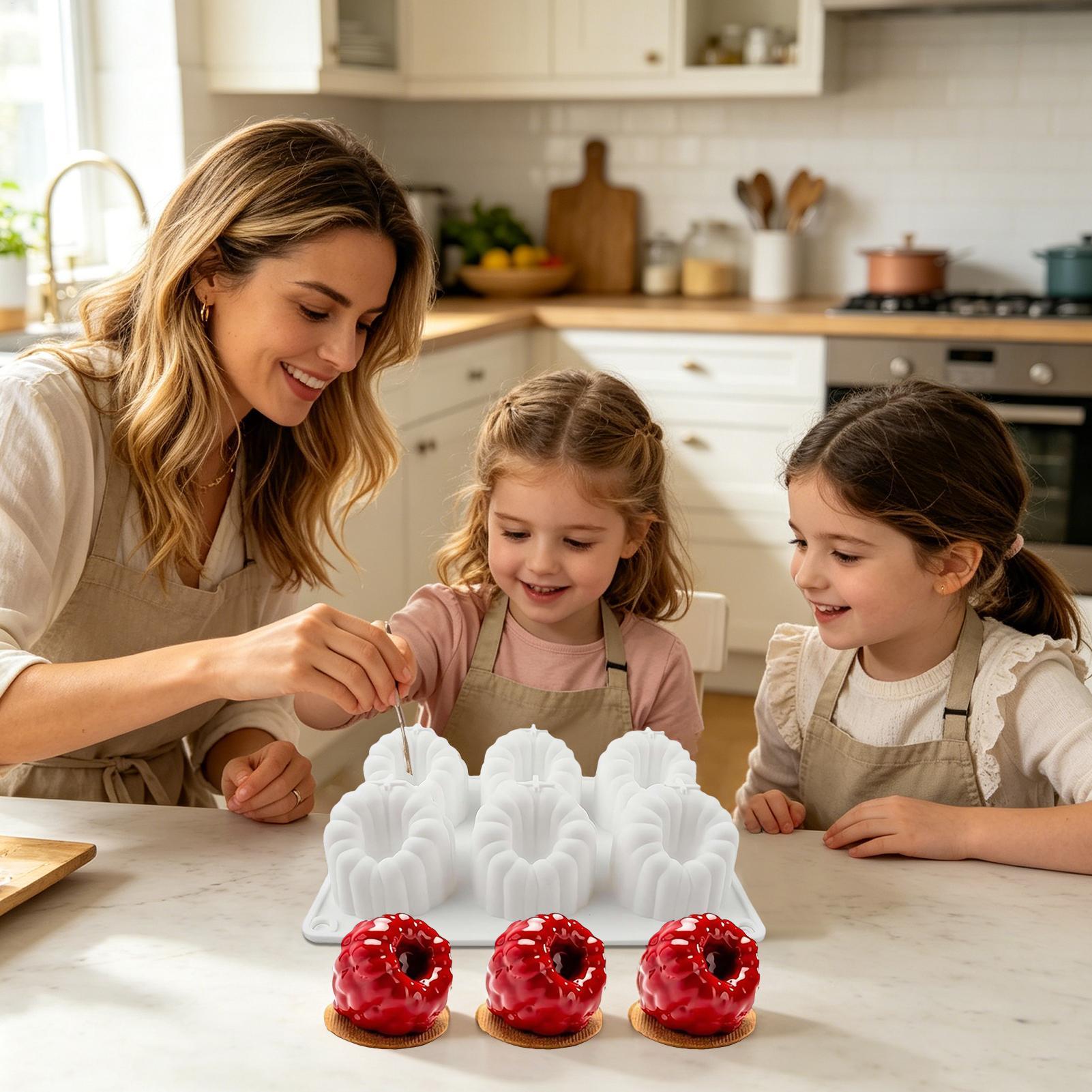 Raspberry Silicone Mold 3D Ras - огляд і ціна Kitchen Baking Mat