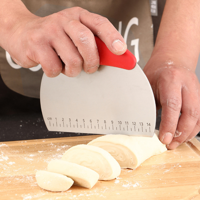 Stainless Steel Pastry Cutter  - огляд і ціна Bench Scraper Dough