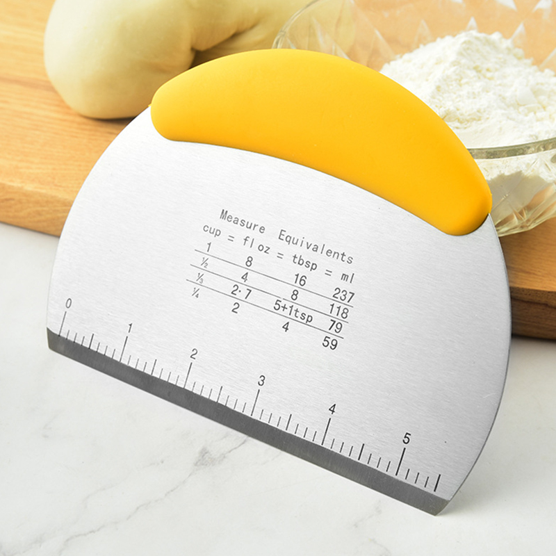 Stainless Steel Pastry Cutter  - огляд і ціна Bench Scraper Dough