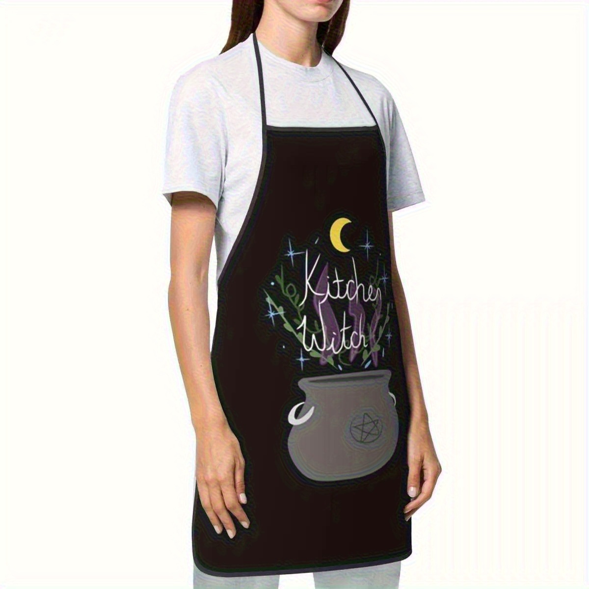 1pc Witch Kitchen Apron with C - огляд і ціна Kitchen Witch Baking