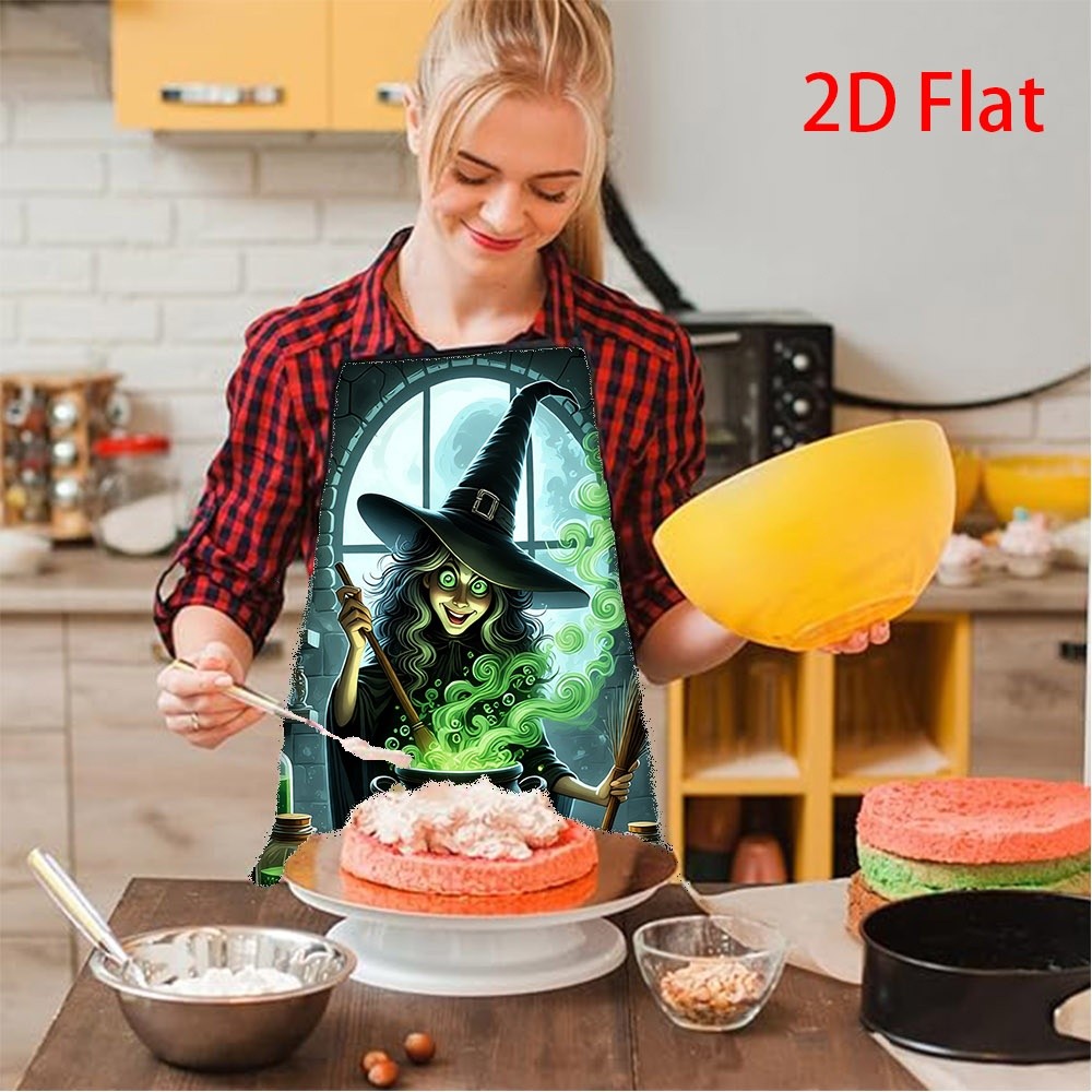 Funny Witch Cooking Apron, Hal - огляд і ціна Kitchen Witch Baking