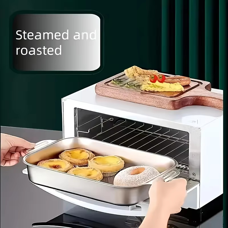 Stainless Steel Deep Baking Pa - огляд і ціна Kitchen Baking Products