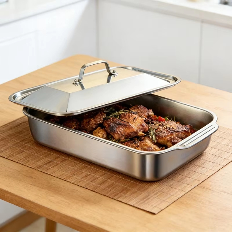 Stainless Steel Deep Baking Pa - огляд і ціна Kitchen Baking Products
