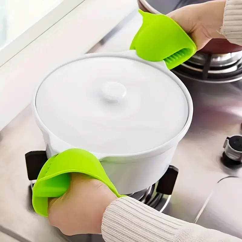 2Pcs Silicone Pot Holder Glove - огляд і ціна Kitchen Baking Gloves