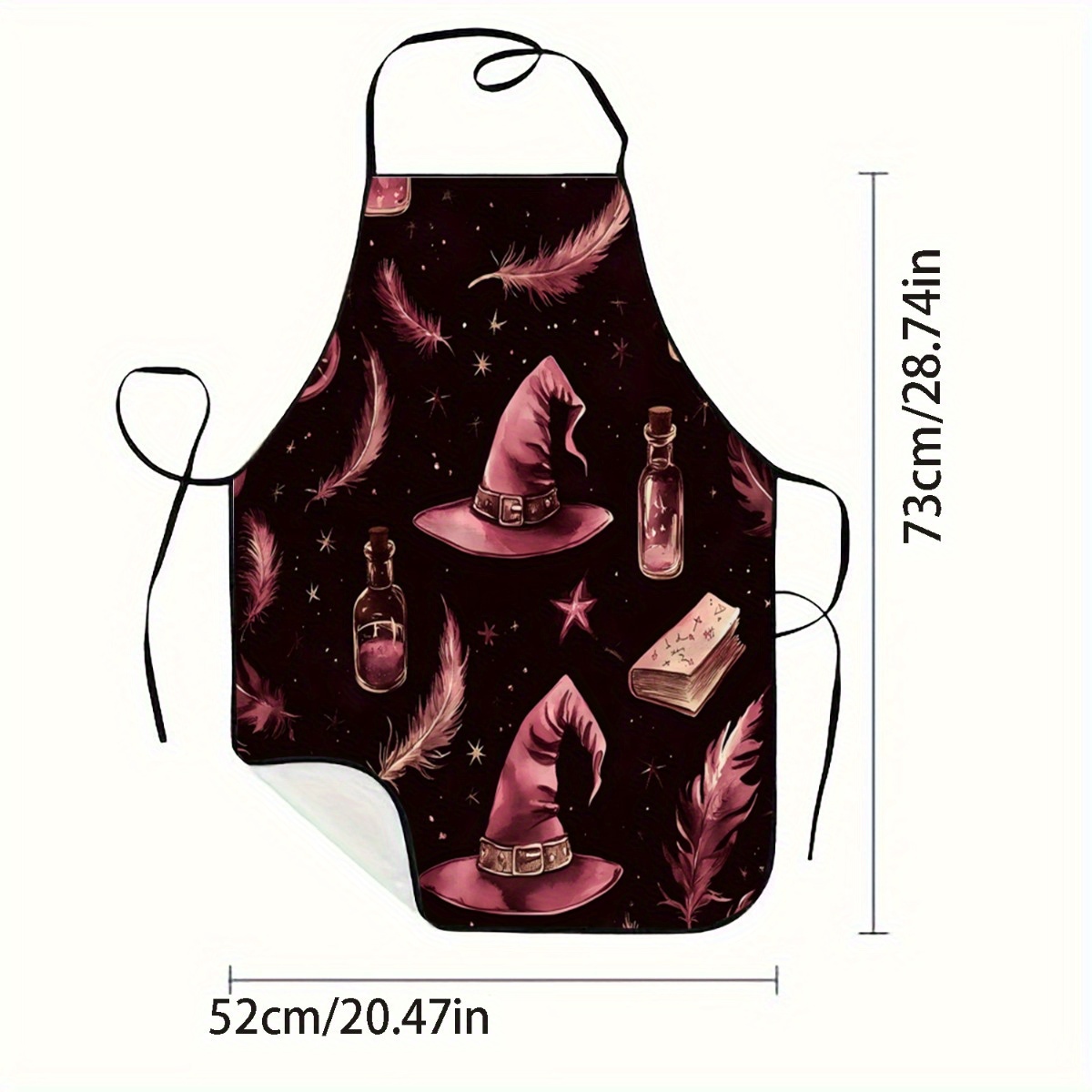 1pc Witch Hat & Feather Print  - огляд і ціна Kitchen Witch Baking