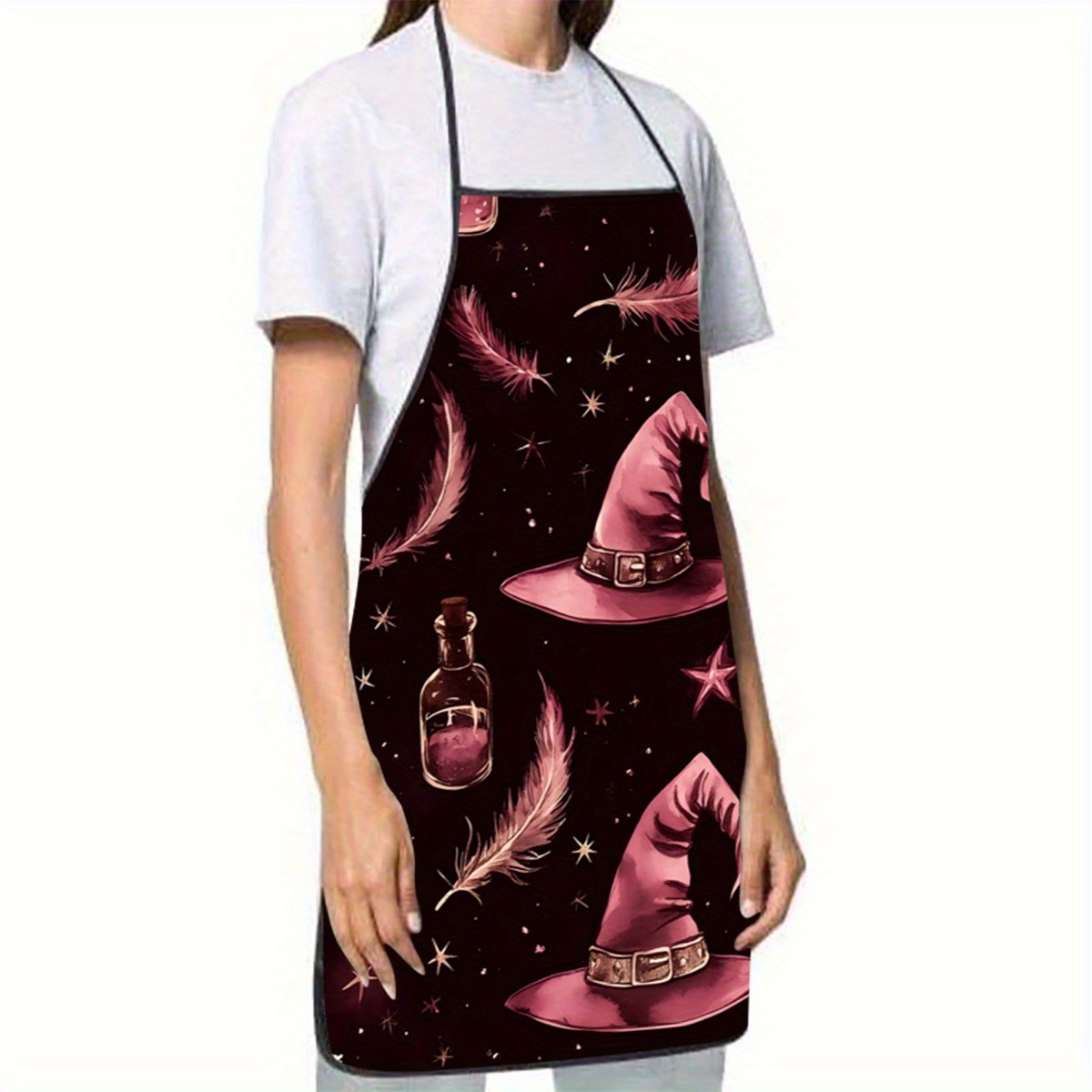1pc Witch Hat & Feather Print  - огляд і ціна Kitchen Witch Baking