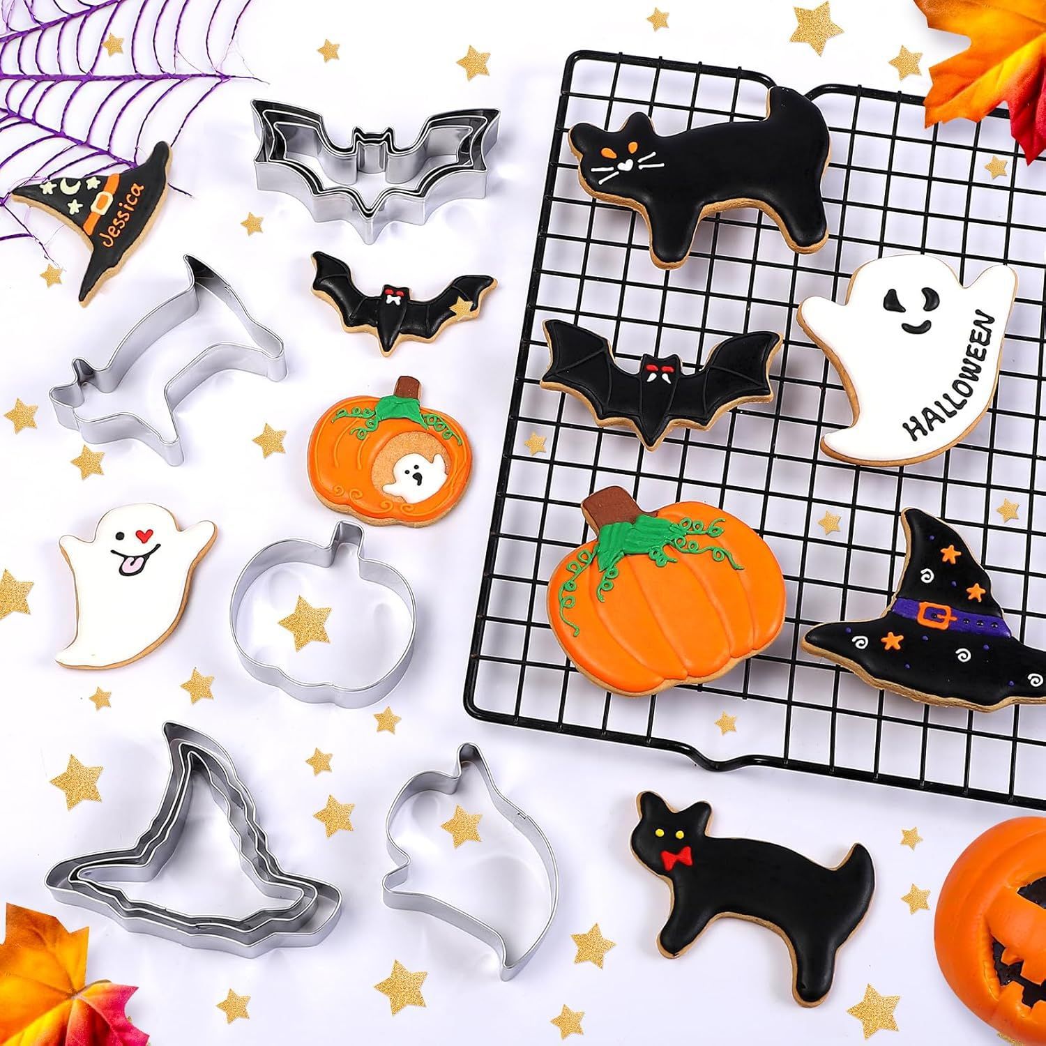 Halloween Cookie Mold 3-Piece  - огляд і ціна Kitchen Witch Baking
