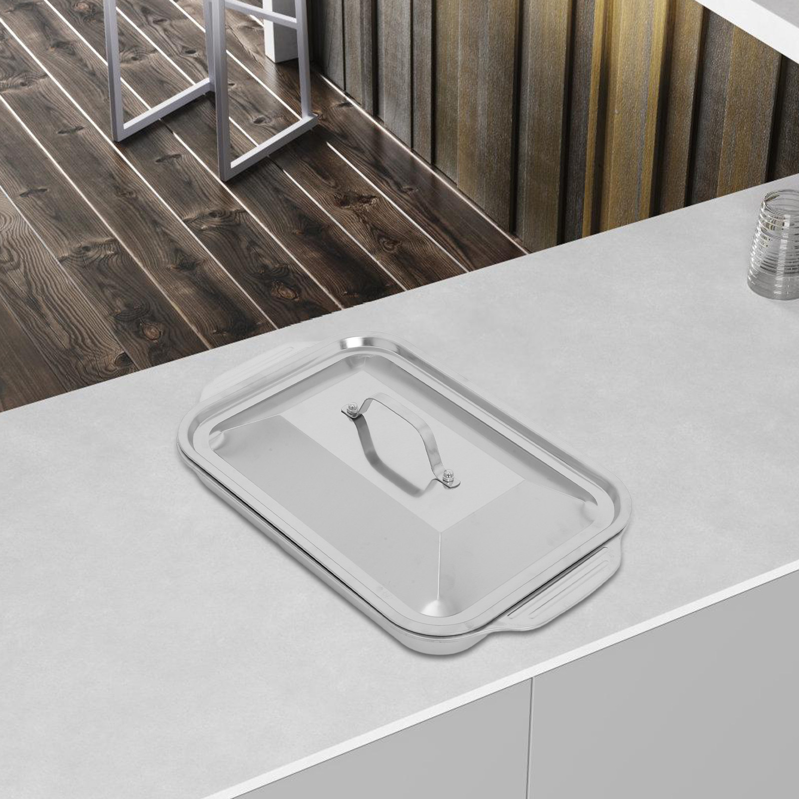 Stainless Steel Rectangular Gr - огляд і ціна Kitchen Baking Dishes