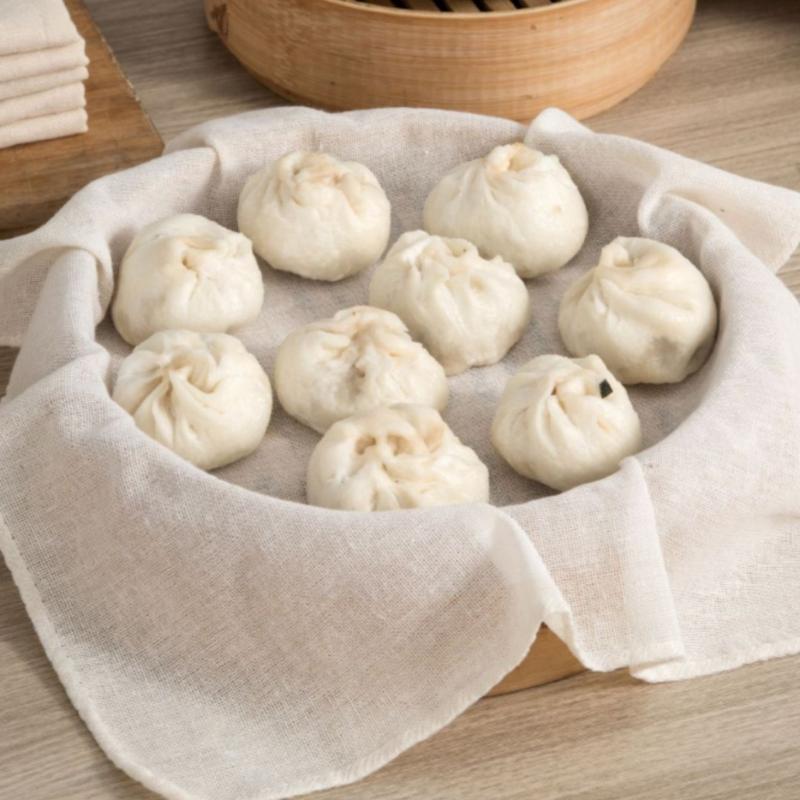 3Pcs Round Pure Cotton Steamer - огляд і ціна Kitchen Baking Mat