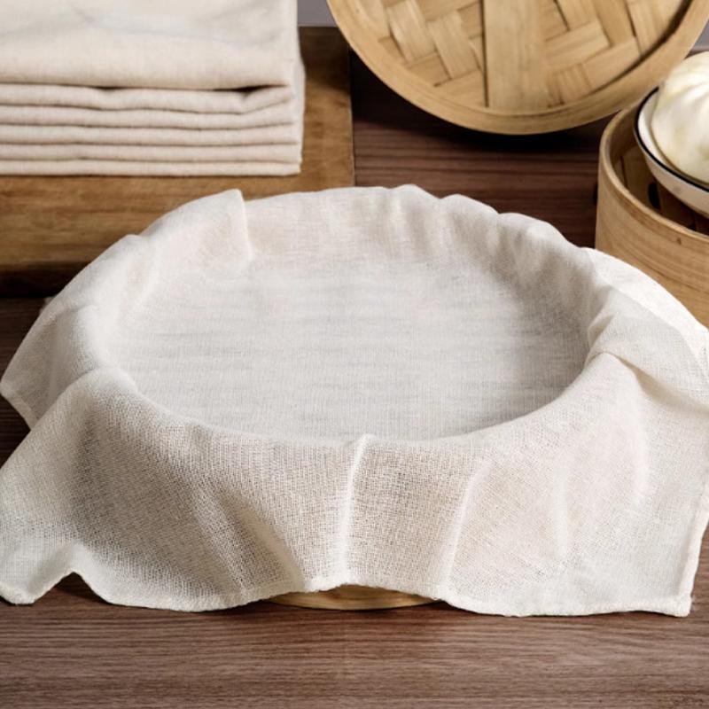 3Pcs Round Pure Cotton Steamer - огляд і ціна Kitchen Baking Mat
