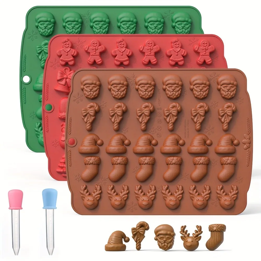 Christmas Silicone Chocolate M - огляд і ціна Kitchen Baking Gloves
