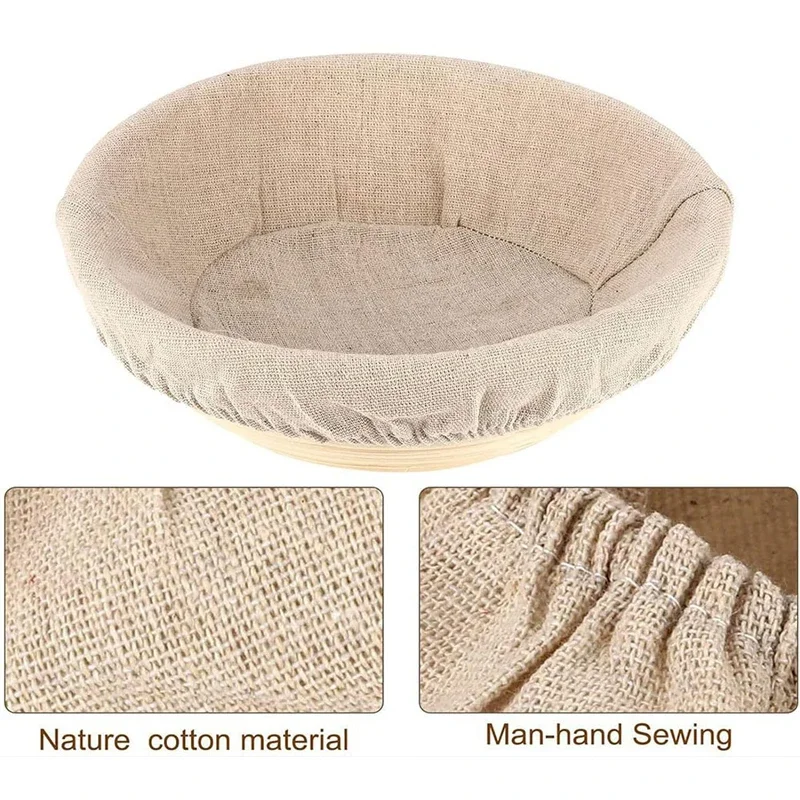 1/3Pcs Bread Basket Liner Clot - огляд і ціна Kitchen Baking Mat