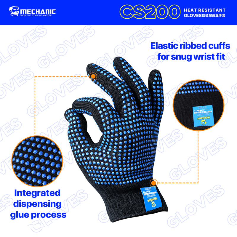 MECHANIC CS200 Heat Resistant  - огляд і ціна Kitchen Baking Gloves