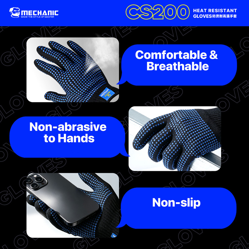 MECHANIC CS200 Heat Resistant  - огляд і ціна Kitchen Baking Gloves