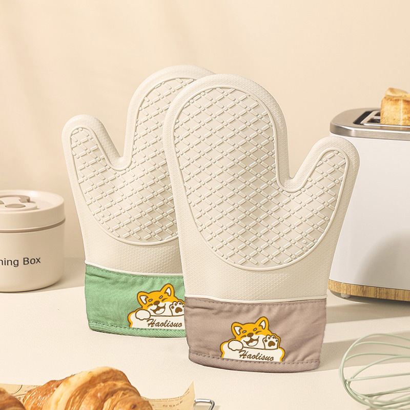 Heavy Duty Silicone Heat Resis - огляд і ціна Kitchen Baking Gloves