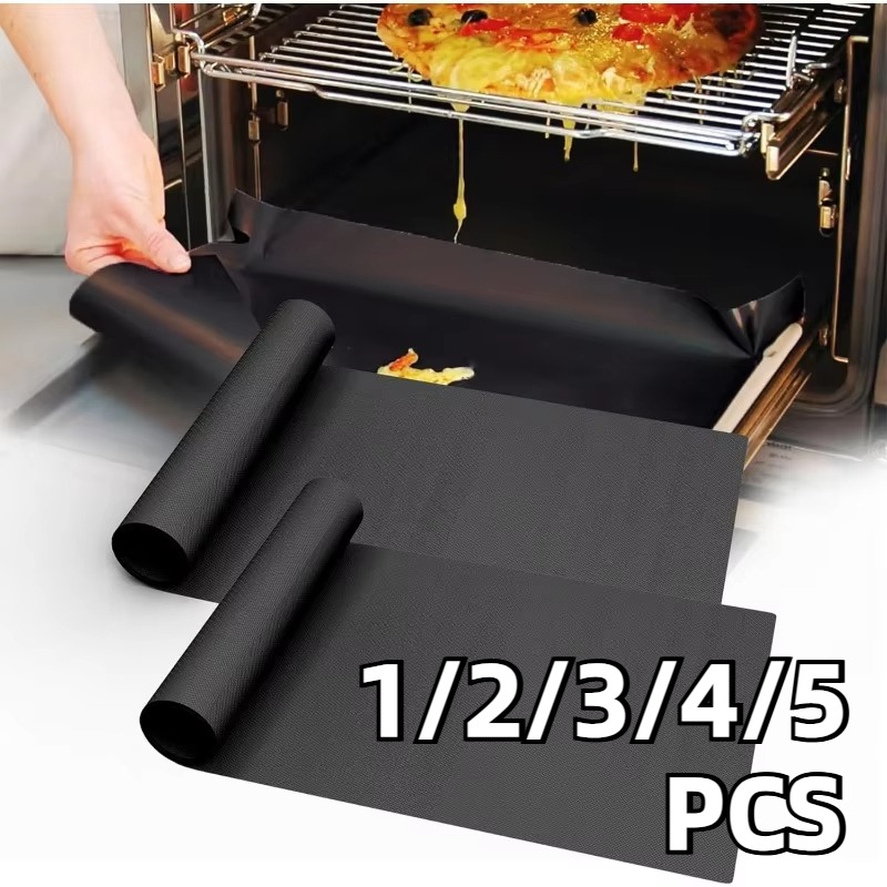 1/2/3/4/5PCS Black BBQ Grill M - огляд і ціна Kitchen Baking Mat