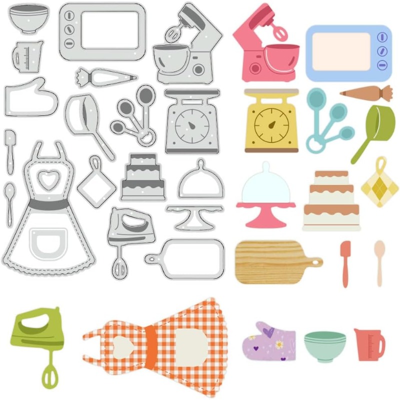 1pcs Baking Tools Cutting Dies - огляд і ціна Kitchen Baking Gloves