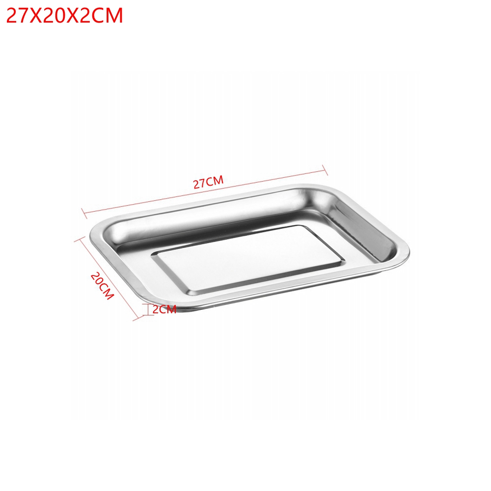1PCS Stainless Steel Food Tray - огляд і ціна Kitchen Baking Dishes