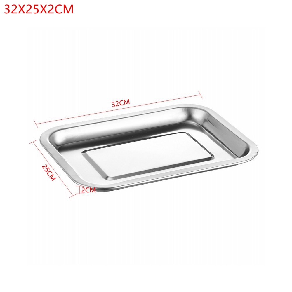1PCS Stainless Steel Food Tray - огляд і ціна Kitchen Baking Dishes